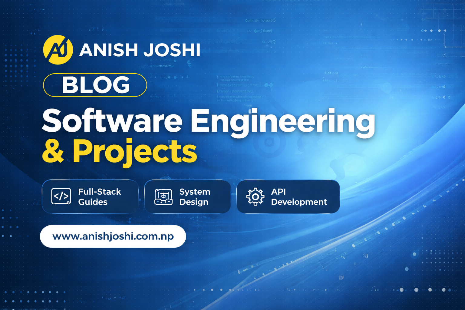 Anish Joshi | Software Engineer